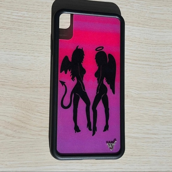 Devil Angel Wildflower Case for iPhone XS Max - Picture 3 of 6